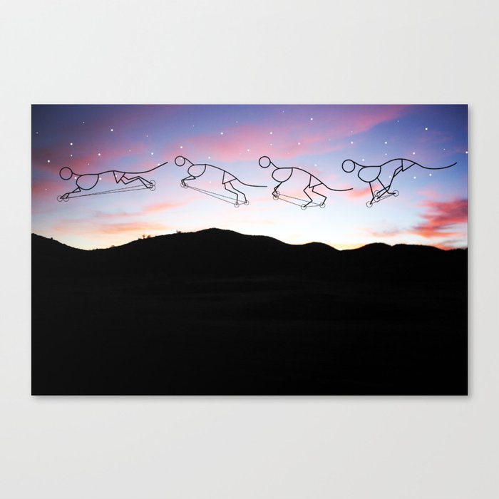 Cycle Canvas Print