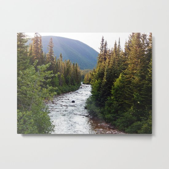 Mountain River Metal Print