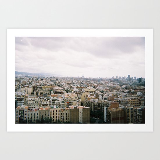 Barcelona Art Print