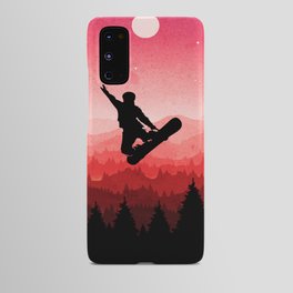 Snowboard Skyline I Android Case