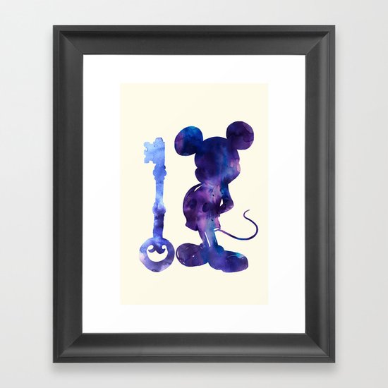 The Key Framed Art Print