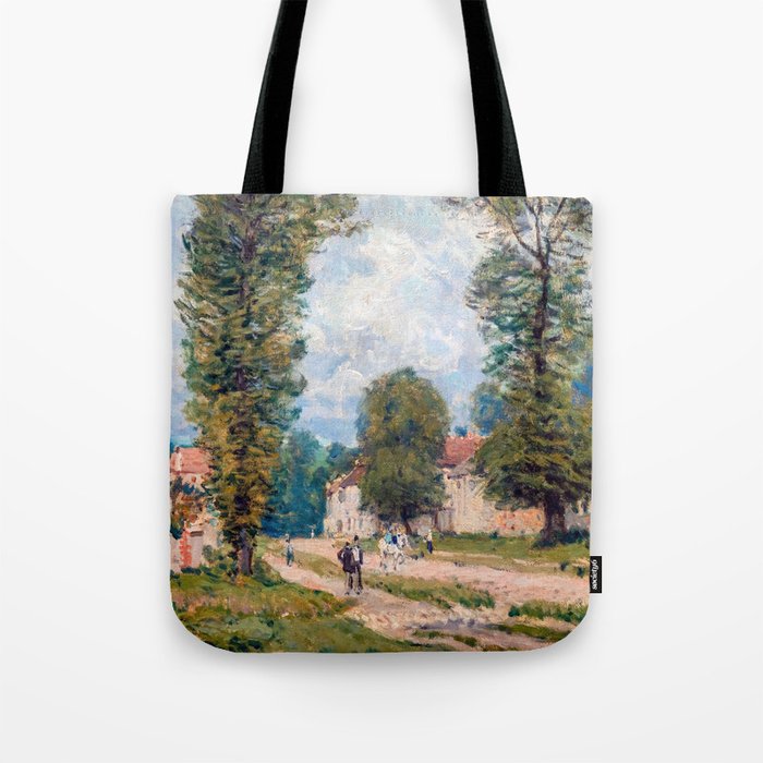 Alfred Sisley - The Versailles Road Tote Bag