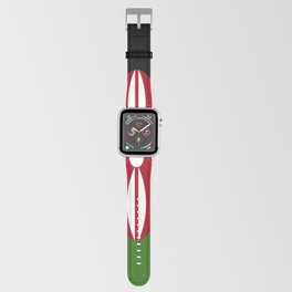 Kenya flag emblem Apple Watch Band
