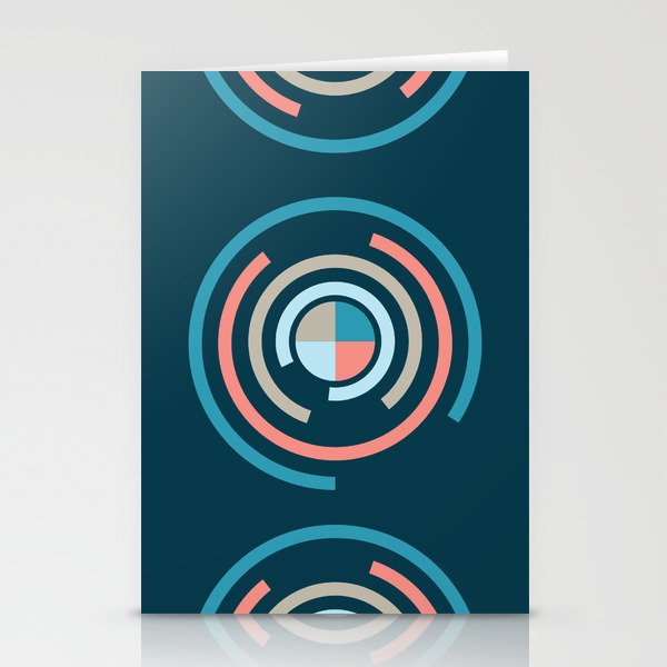 Colorful Circles V Stationery Cards