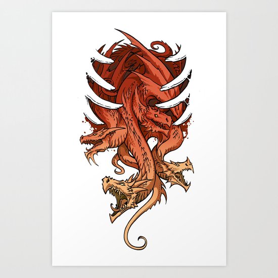 Dragons Art Print