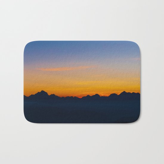 Wispy Mountain Glow Bath Mat