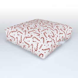 Candy Cane Christmas Outdoor Floor Cushion | Christmas, Giftideas, Christmascandy, Celebrate, Winter, Drawing, White, Gift, Peppermint, Pine 