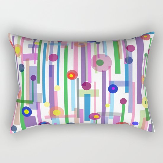 Plink (see also Plink Cherry and Plink Purple) Rectangular Pillow