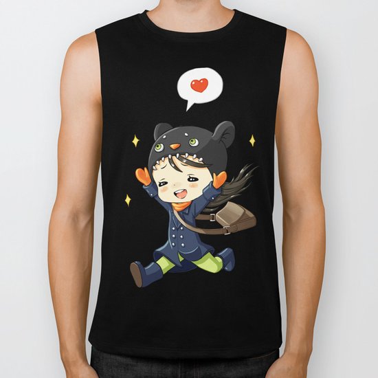 Happiness Biker Tank