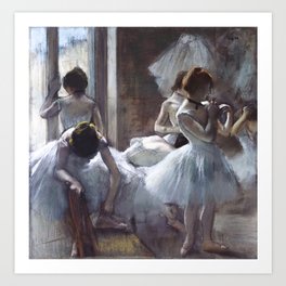 Dancers by Edgar Degas Art Print
