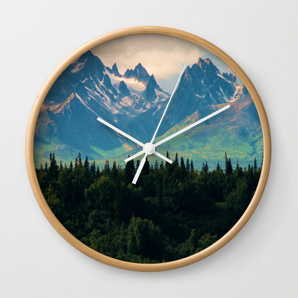 Nature Wall Clocks Society6