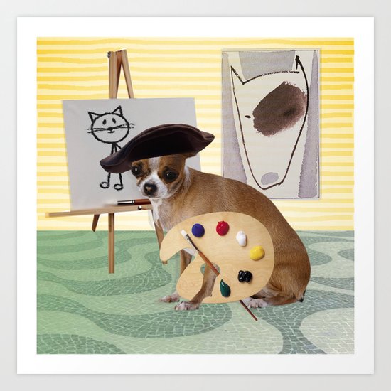 Zee Arteest! Art Print