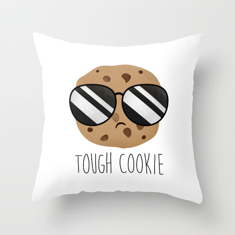 Tough Cookie Throw Pillow By Avenger Society6