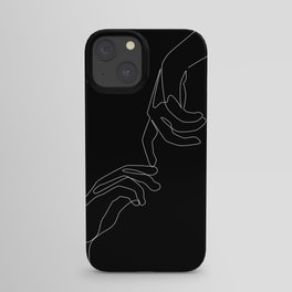 Touch in dark iPhone Case