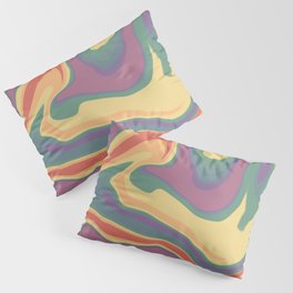 Rainbow Marble Pillow Sham