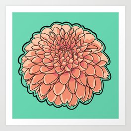 Dahlia Art Print