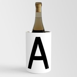LETTER A (BLACK-WHITE) Wine Chiller