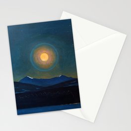 "Moonlight, Winter" by Rockwell Kent (1940) Stationery Cards