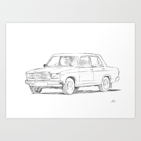 Lada Art Print