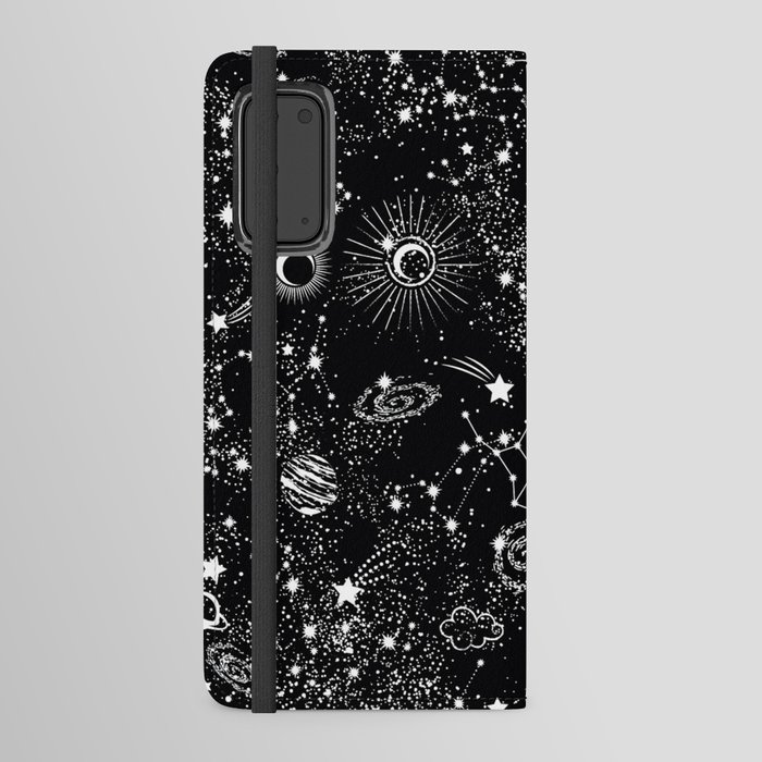 Starry Cosmic Galaxy Planets & Constellations II Android Wallet Case