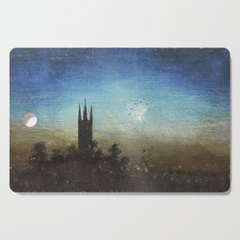 Cathedral at night Cutting Board