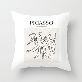 Picasso - Les Trois Danseuses Throw Pillow