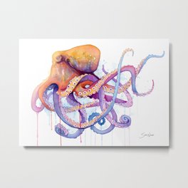 Octopus II Metal Print