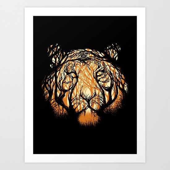 Hidden Hunter Art Print