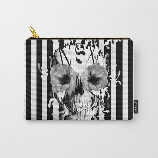 Limbo, Skull with poppy eyes Carry-All Pouch