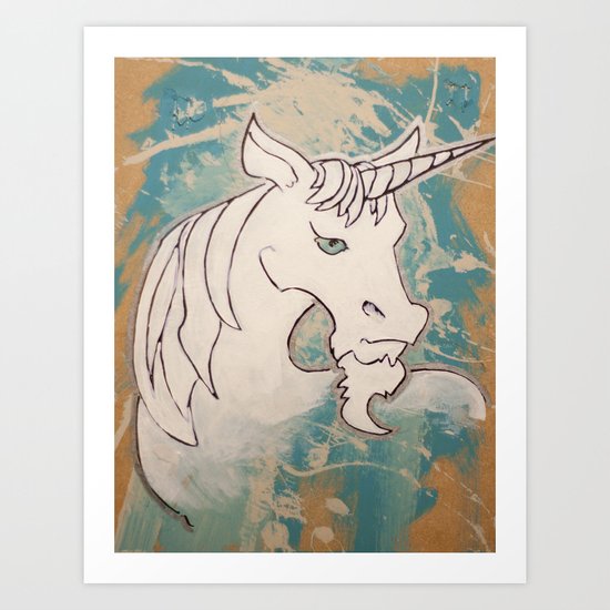 Goatees Not Just for Goats Art Print