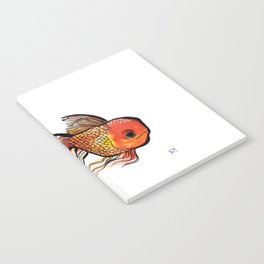 Goldfish Watercolor Print Notebook