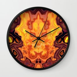 Phoenix Risen Wall Clock