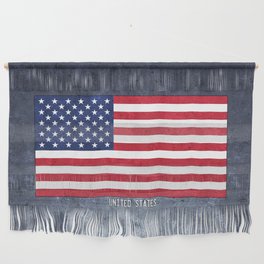 Flag of the United States of America Old Glory The Stars and Stripes Red White and Blue Wall Hanging