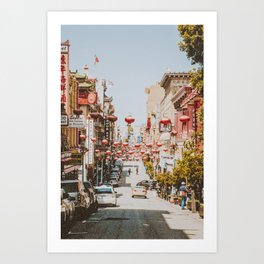 chinatown / san francisco, california Art Print