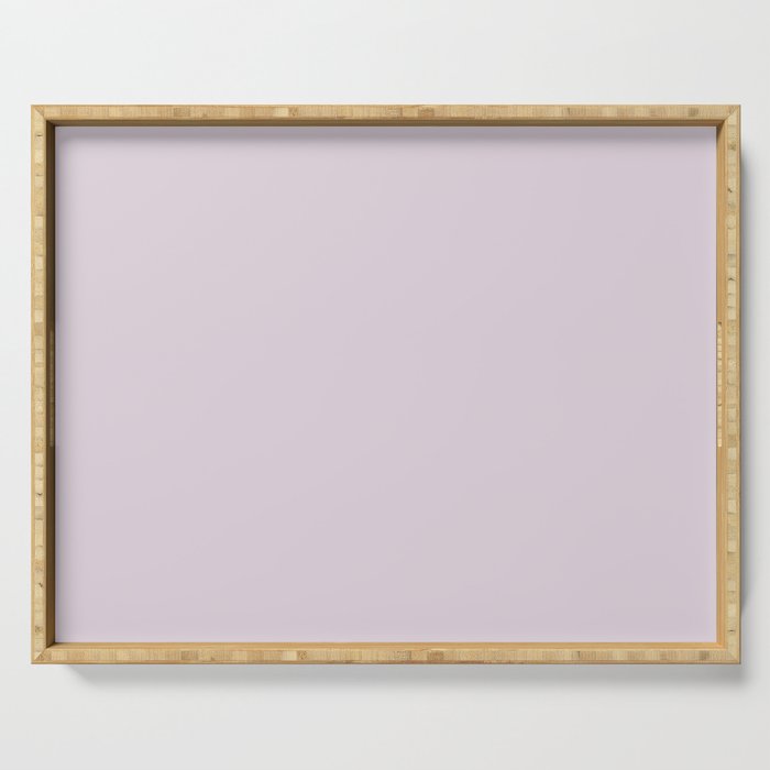 Dunn & Edwards 2019 Trending Colors Soft Lilac (Pastel Purple) DE5974 Solid Color Serving Tray
