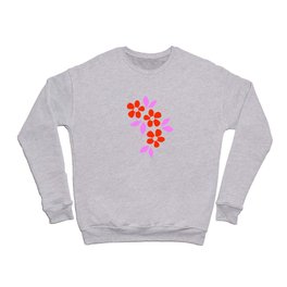 Just Bloom! Retro floral pattern collage Nº2 Crewneck Sweatshirt
