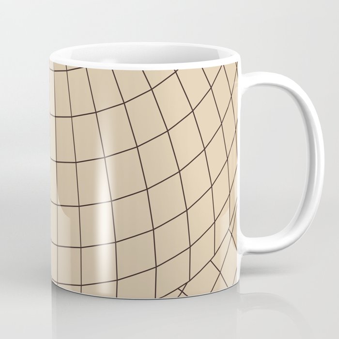 Minimal Sphere Wireframe  Coffee Mug