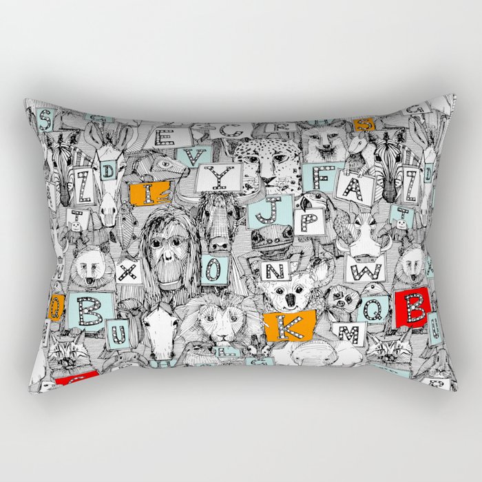 animal ABC Rectangular Pillow