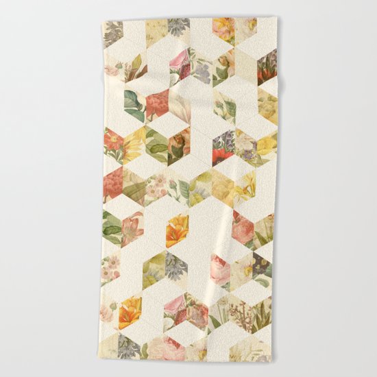 Keziah - Flowers Beach Towel