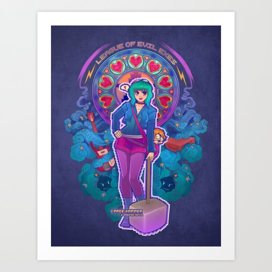 League of Evil Exes Art Print