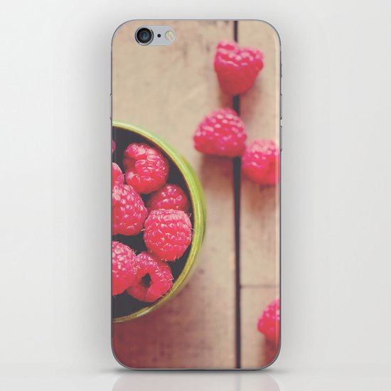there is something in the red of a raspberry ... iPhone & iPod Skin