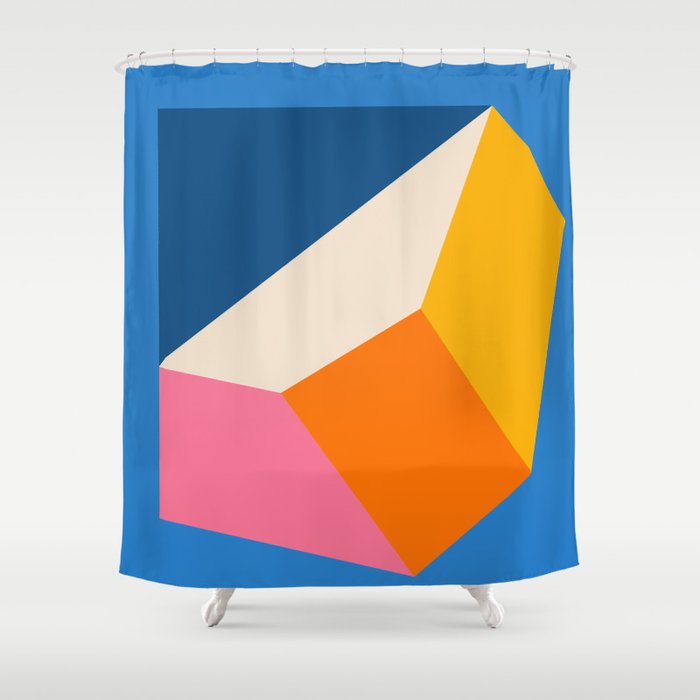 Cubed  Shower Curtain