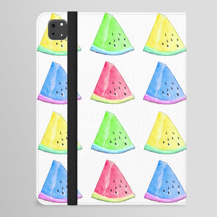 Watermelon Color Mix iPad Folio Case