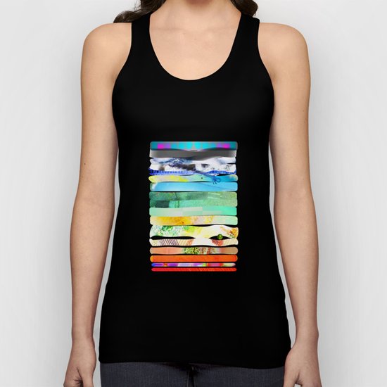 COLLAGE LOVE - a Princess and a pea Unisex Tank Top