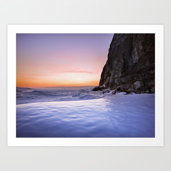 Sea foam Art Print