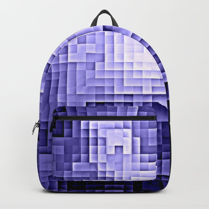 Nebula Pixels Periwinkle Lavender Backpack