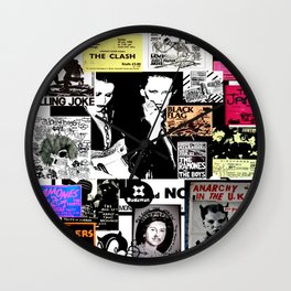 Punk Rock Heritage Wall Clock
