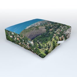 Brazil Photography - Beautiful Town By The Blue Ocean Outdoor Floor Cushion