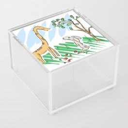 Bunny and Giraffe Acrylic Box