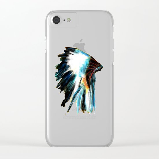 Headdress Clear iPhone Case